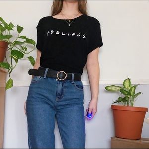 F•E•E•L•I•N•G•S SUPER SOFT CROP TEE